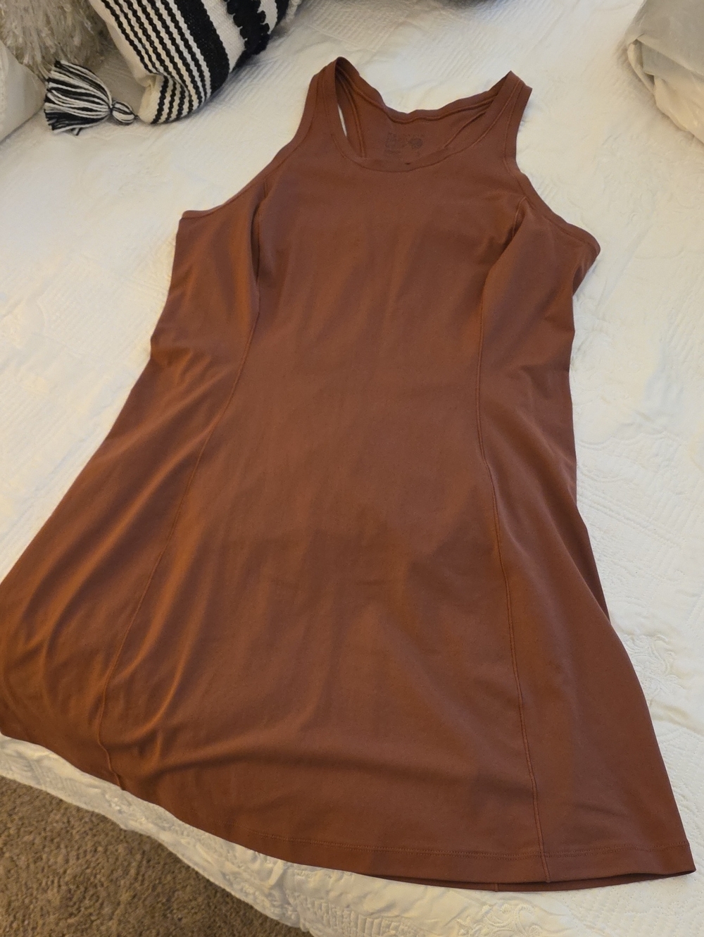 Mountain Hardwear Brown Racerback Tank Dress